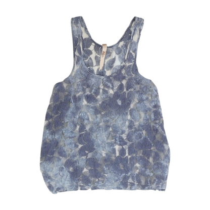 Blue Floral Blouse