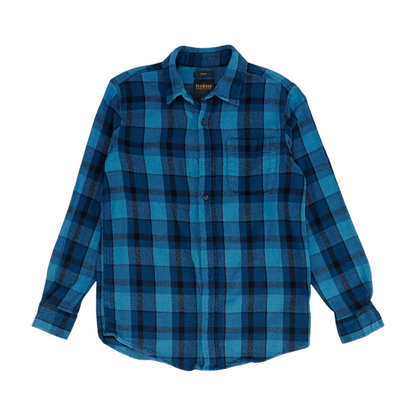 Blue Plaid Flannel Button Down