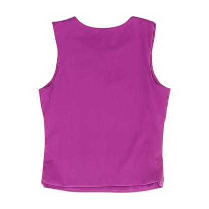 Magenta Cropped Blouse