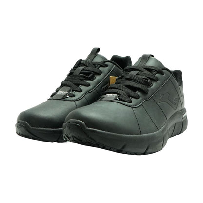 C Daily Slip Resistant Black Low Top Athletic Shoes