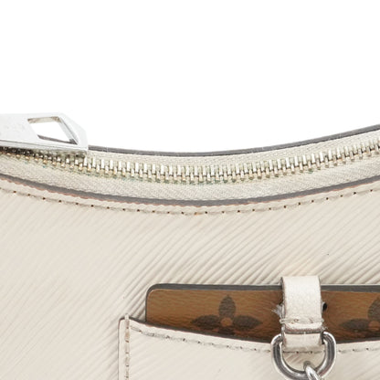 Quartz White Marellini Handbag in Epi Leather