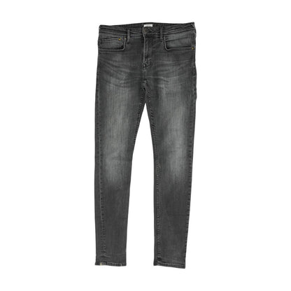 Gray Low Rise Skinny Leg Jeans