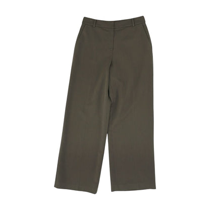 Gray Solid Dress Pants