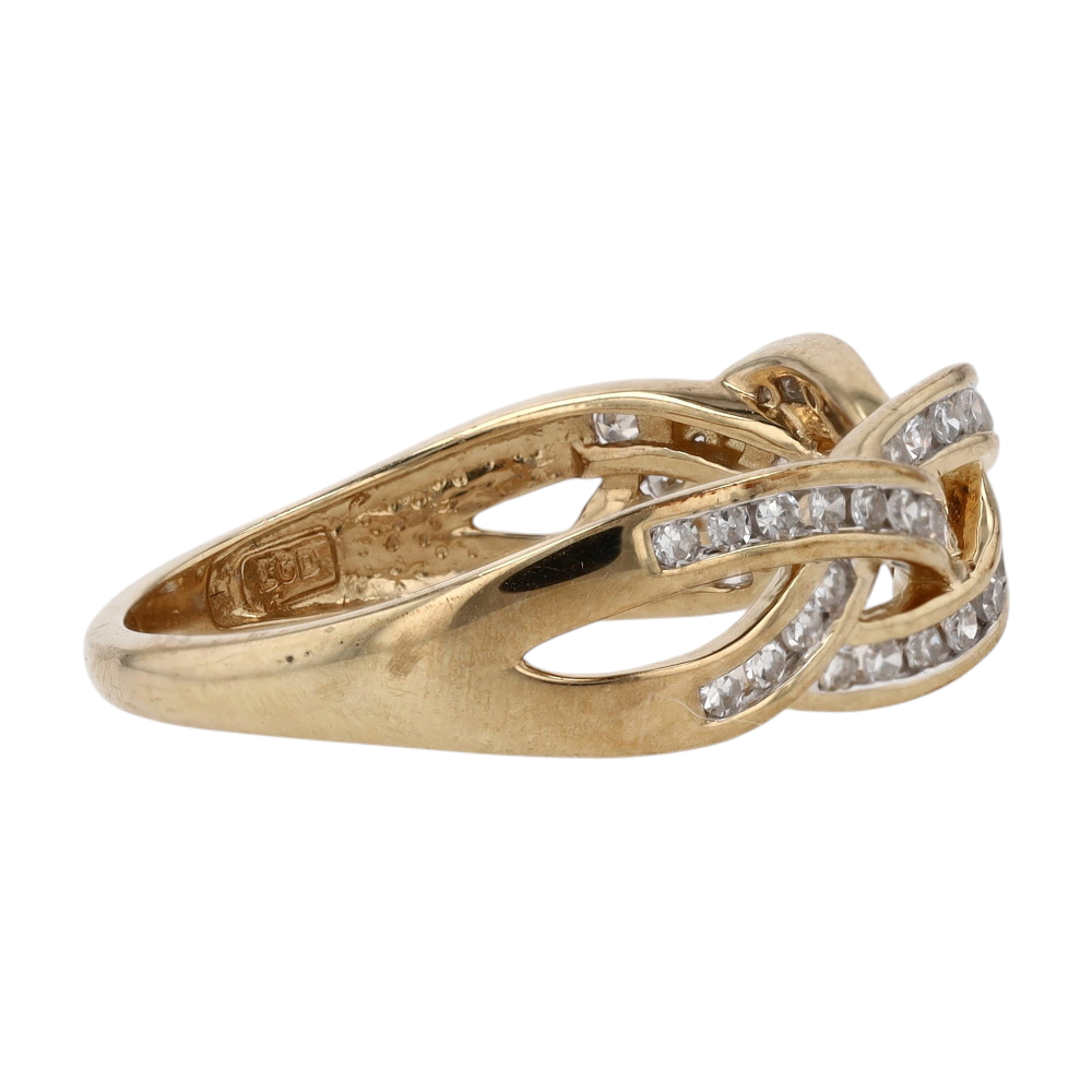 1/3 ctw 10K Yellow Gold Lab Grown Diamond Band