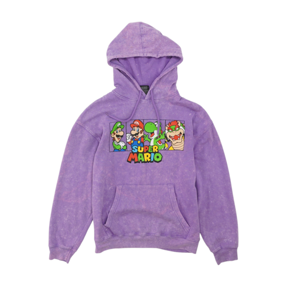 Purple Solid Hoodie Pullover