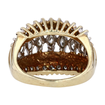 2 1/2 ctw 14K Yellow Gold Diamond Statement Ring