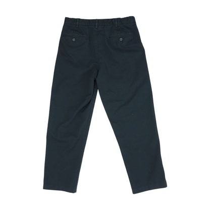 Black Solid Chino Pants