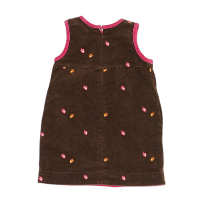 Brown Print Dress
