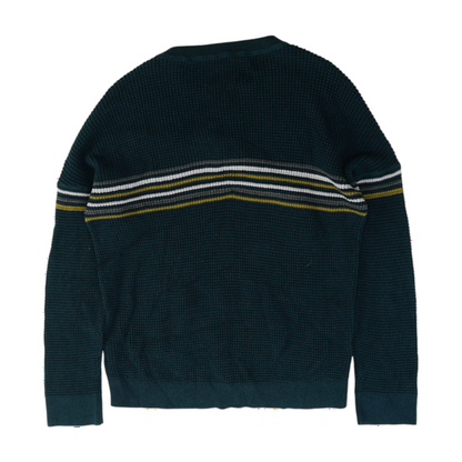 Green Solid Pullover Sweater