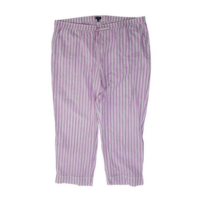 Pink Striped Pajama Bottom