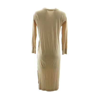 Peach Formal Midi Dress