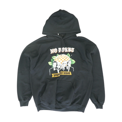 Black Solid Hoodie Pullover