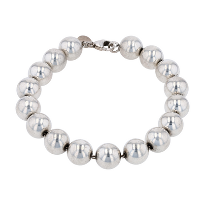 Sterling Silver Beaded Bracelet