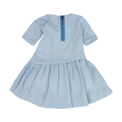 Blue Striped Dress