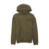 Green Solid Hoodie Pullover