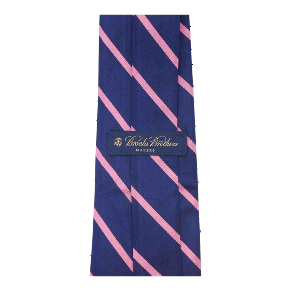 Navy Striped Neck Tie