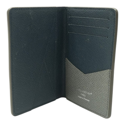 Pocket Organizer in Glacier Gray Taiga Leather