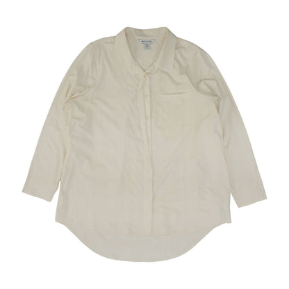 Ivory Striped Button Down