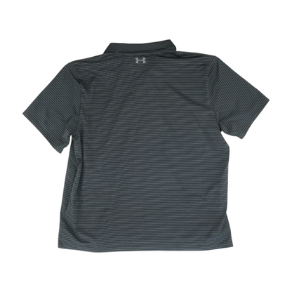 Black Striped Short Sleeve Polo
