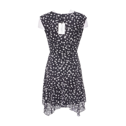 Black Print Mini Dress