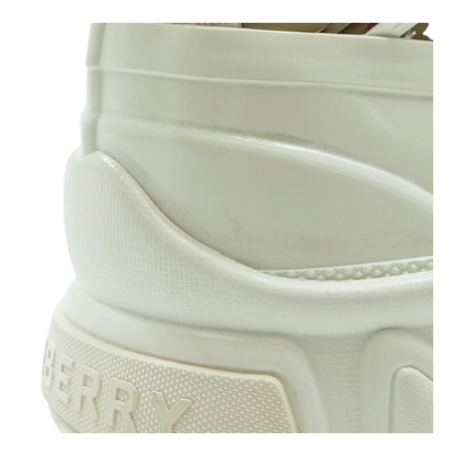 White Arthur Vintage Check Sneakers