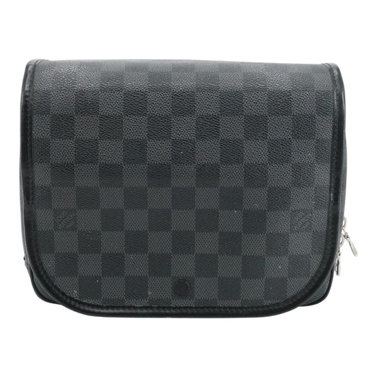 Damier Graphite Canvas Hanging Toiletry Pouch