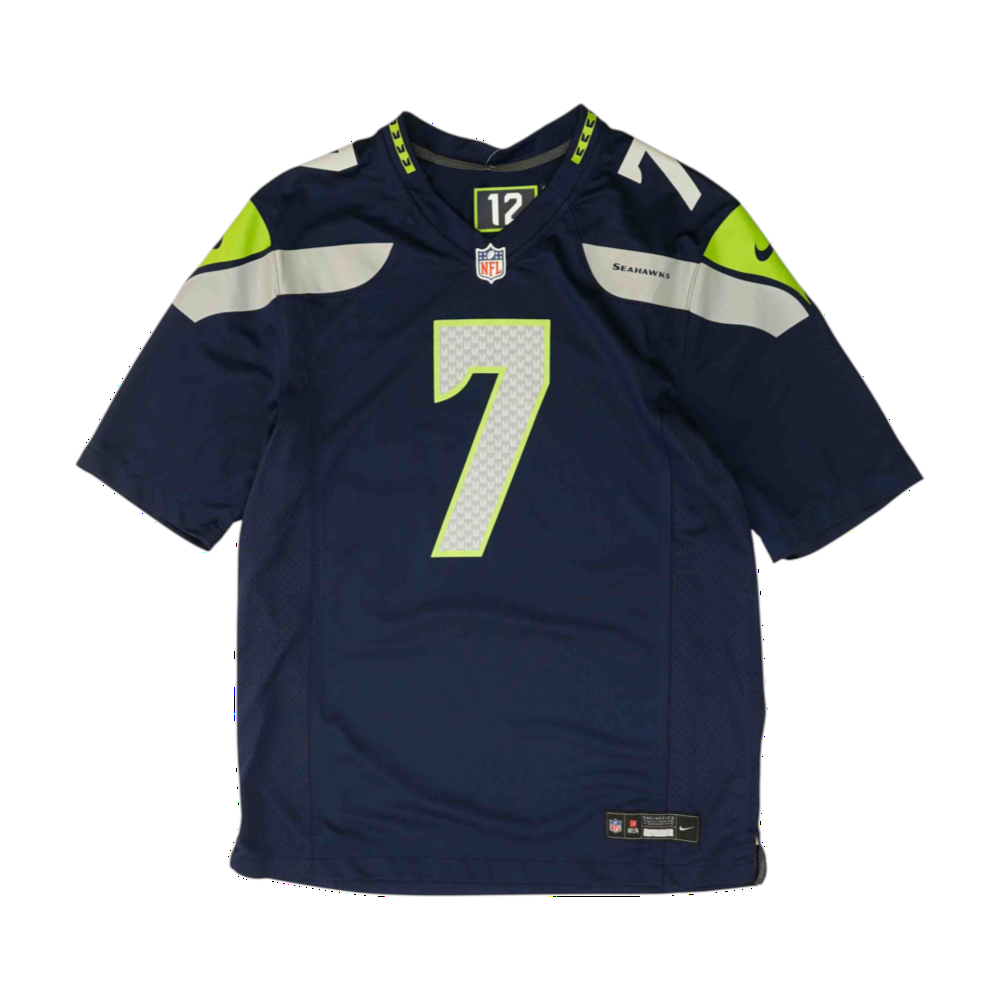 Men's Navy Seattle Seahawks Short Sleeve Jersey