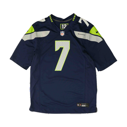 Men's Navy Seattle Seahawks Short Sleeve Jersey