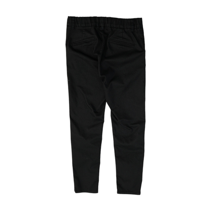 Black Chevron Slim Pants