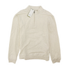 Beige Solid 1/4 Zip Pullover