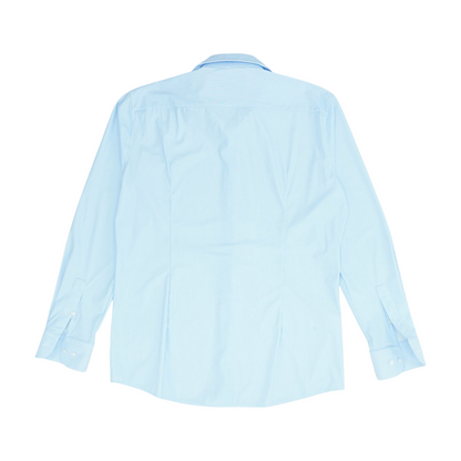 Blue Striped Long Sleeve Button Down