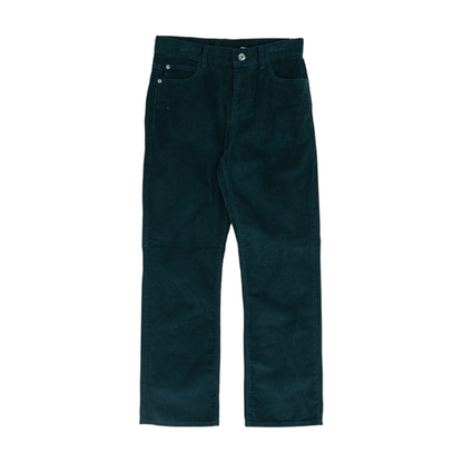 Green 5-Pocket Pants
