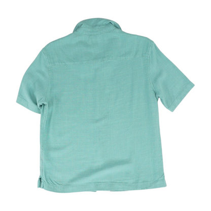 Green Button Down