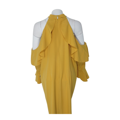 Mustard Plus Midi Dress