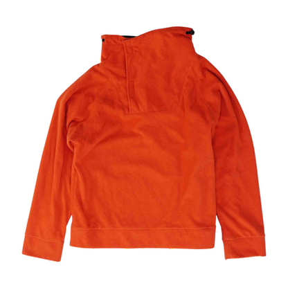 Red Solid 1/4 Zip Pullover