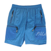 Blue Check Active Shorts
