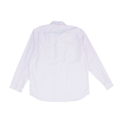 Pink Solid Long Sleeve Button Down