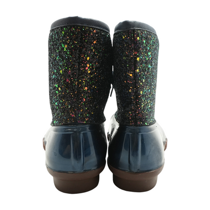 Blue Boots Shoes