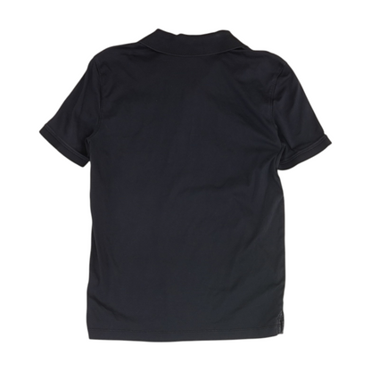 Navy Solid Short Sleeve Polo