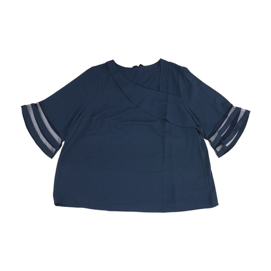 Navy Plus Blouse