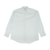 White Solid Long Sleeve Button Down