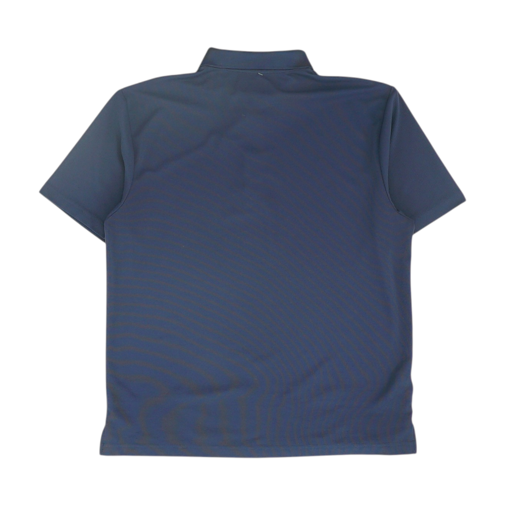 Navy Solid Short Sleeve Polo