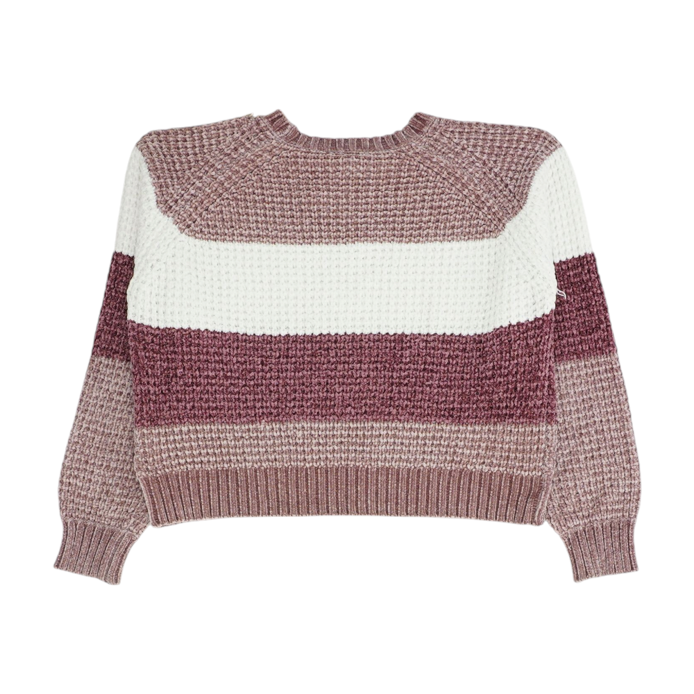 Derek Heart Mauve Color Block Pullover Sweater – Image 2