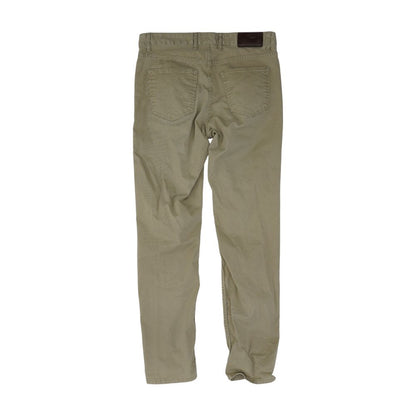 Khaki Solid Five Pocket Pants