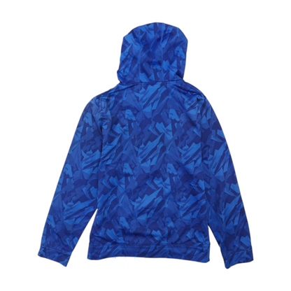 Blue Abstract Active Jacket