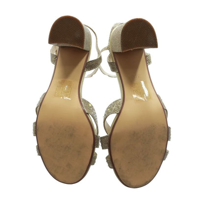 Gold Block Heels