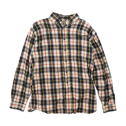 Multi Tall Plaid Flannel Button Down