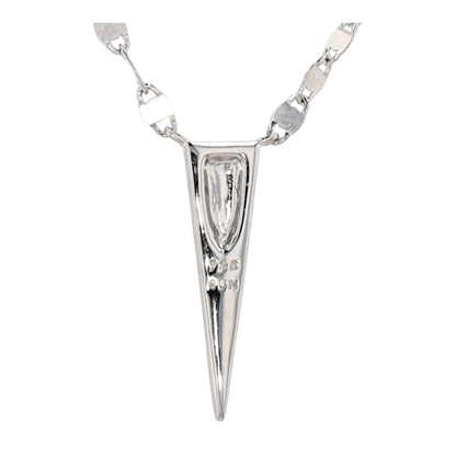 1/10 ctw Sterling Silver Diamond Pendant Necklace