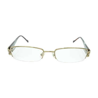 Gold Caffe Latte Rectangle Prescription Eyewear