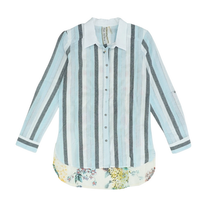 Blue Striped Button Down
